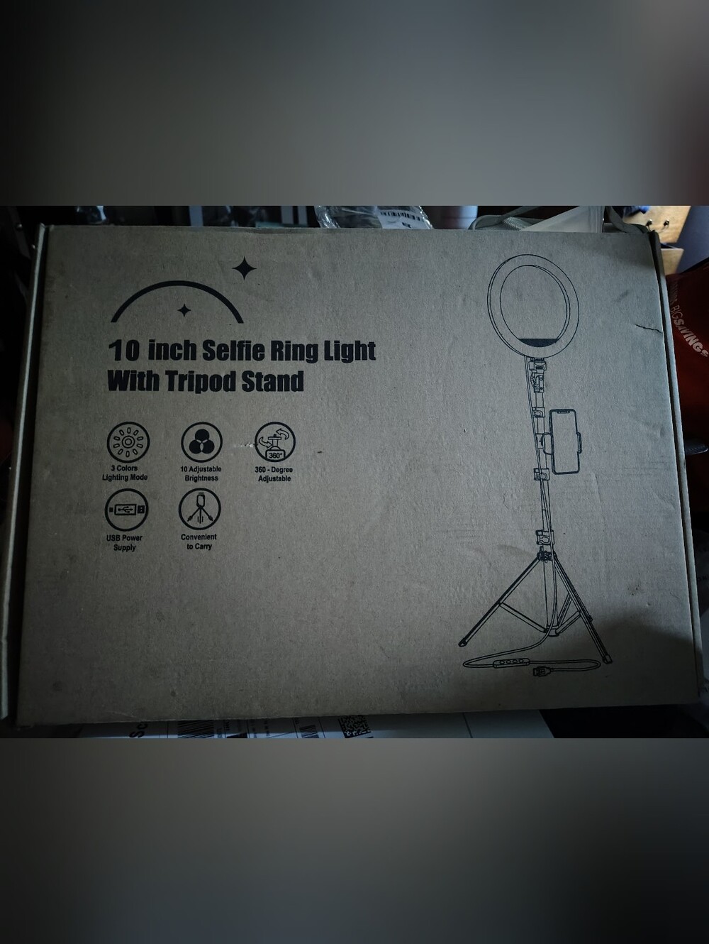 🤳 NEW 10-inch Selfie Ring Light with Tripod Stand & Phone Mount 🤳